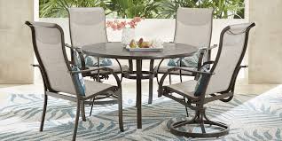 Just clean them occasionally to prevent mildew or mould from setting in. Round Outdoor Patio Dining Sets