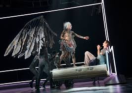 'angels in america' is currently the best play running on broadway, but if you're not planning on leaving the couch today, fear not. Review An Angels In America That Soars On The Breath Of Life The New York Times