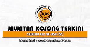 Jawatan Kosong Di Kementerian Belia Dan Sukan Kbs 6 September 2021 22 Kekosongan Kerja Kosong 2021 Jawatan Kosong Kerajaan 2021