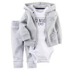 Baby Boy Infant 3pcs Cardigan Shirt Pants Set Clothes Size 6 9 12 18 Months Pakaian Anak Laki Laki Pakaian Bayi Laki Laki Pakaian Anak Anak