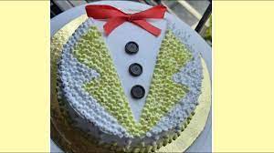 This is a video on how to make a 1st birthday cake at home. Tuxedo Cake Without Fondant For Men Suit Design Cake For Boys Fathers Day Cake Wedding Suit Cake Youtube