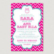 Beautiful invitations anyone can create. Chevron Owl Baby Shower Invitation Pink Chevron Baby Shower Invitati Maximcreativeinvites