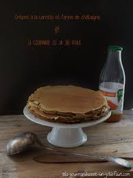 Crepes A La Carotte Et Farine De Chataigne La Gourmandise Est Un Joli Defaut