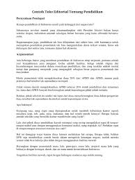 Check spelling or type a new query. Contoh Teks Editorial Tentang Pendidikan