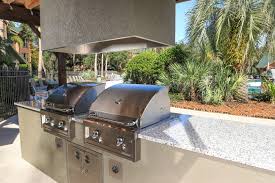 dual grill outdoor kitchen in lutz