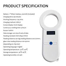 Depuis juillet 2011, les animaux identifiés, et qui devront passer la frontière, le seront uniquement avec une puce électronique. Scanner Numerique Pour Animaux Sensibles Iso11784 5 Animal Id Lecteur De Puce Transpondeur Usb Scanner A Puce Electronique Pour Chien Chat Cheval