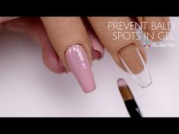 How To Prevent Streaking Bald Spots In Your Gel Polish Youtube
