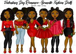 Valentine S Day Girls Clipart Natural Hair Black Girls Etsy Girls Clipart Valentines Day Clipart Black Girl Natural Hair