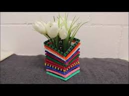 Diy Bugelperlen 3d Vase Hama Ikea Steckperlen Blumenvase Blumen Vase Blumenvase Steckperlen