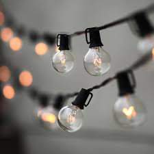 Holigoo 25ft G40 Bulb Globe String Lights With Clear Bulb Backyard Patio Lights Vintage Bulbs Decorative Outdoor Garland Wedding Lights On String String Lights From Adairs 19 91 Dhgate Com