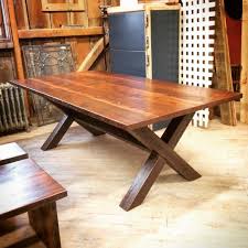See more ideas about dining bench, dining, dining table with bench. The Timeless Material Co On Instagram We Made This Trestle Base Dining Table Out Of Reclaimed Spruce With A Matching Bench And Matching Coffee Table For A Cu