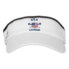 Usa Lacrosse Visor Hat Zazzle Com Visor Hats Usa Lacrosse Lacrosse