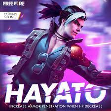 Hayato character in free fire. New Character Coming Soon Hayato Garena Free Fire Facebook
