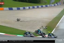 First on the throttle, last on the brakes. Motogp Valentino Rossi Very Very Scared After Avoiding Serious Injury In Johann Zarco And Franco Morbidelli Crash The Independent The Independent