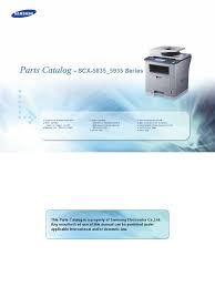 These two id values are unique and will not be. Scx 5835fn Part List Pdf Consumer Electronics Computing