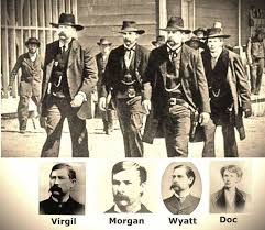 140 years ago today Wyatt Earp, two of his brothers, and Doc Holliday  engaged in what would become to be known as "The Gunfight at the O.K.  Corral". In an Inquest held