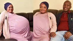 Halima cisse had been expected to give birth to seven babies, but ultrasounds conducted in morocco and mali had missed two of the siblings. Nnyseqhvabtrom