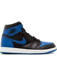 Jordan Retro 1 High Og White Black Particle Grey Jordan Air Jordan 1 Retro High Og 2017 Royal Farfetch In 2020 Air Jordans Air Jordans Retro Jordan 1 Retro High