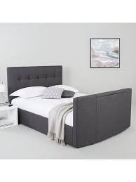 Shop with afterpay on eligible items. Rialto Fabric Tv Bed With Bluetooth Usb Charging And Mattress Options Buy And Save Very Co Uk