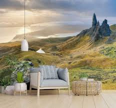 Create what you'll love with surface view. Wall Mural Isle Of Skye Landscape Tenstickers