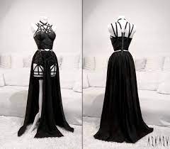 Victorian Gothic Black Wedding Dress Ideas Dresses Fashion Harness Dress