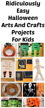 These easy halloween crafts, for adults and kids, will help you deck out your front door, porch, living room, and front steps just in time for the spookiest night of the year. 10 Ridiculously Easy Halloween Arts And Crafts Projects To Do With Kids Lady And The Blog