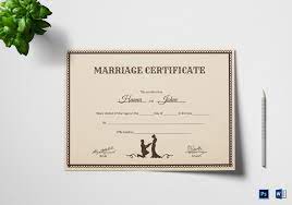Maybe you would like to learn more about one of these? Vintage Marriage Certificate Design Template In Psd Word