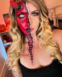 It's spooky season 🎃 Halloween makeup I did