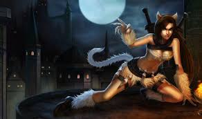 Cici Kedi Katarina 2 Cin Sanat Gorseli Cin Sanati Kedi Sanat