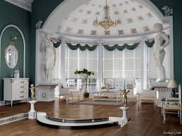 Clients have ranged from indie startups to established venture capitalists and silicon valley. Plain Symmetry From The Half Circular Window The Statues Gold Borders And Do Victorian Interior Design Victorian House Interiors Classic Furniture Living Room