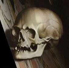 The Anamorphic Skull Within Hans Holbein S The Ambassadors Hans Holbein Storia Dell Arte Vanitas