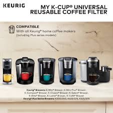 Can be used to make any coffee you like. Keurig My K Cup Universal Reusable Ground Coffee Filter Compatible With All Keurig K Cup Pod Coffee Makers 2 0 And 1 0 Walmart Com Walmart Com