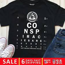 Us 7 69 Shane Dawson All Seeing Eye Chart Conspiracy T Shirt Size S 6xl In T Shirts From Mens Clothing On Aliexpress