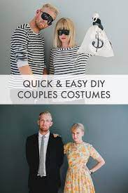 Easy And Last Minute Couples Costumes Pt 1 Say Yes Easy Diy Couples Costumes Last Minute Couples Costumes Quick Easy Halloween Costumes
