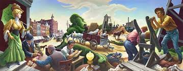 Http Www Joplinmo Org Images Pages N175 Thomashartbentonmural Jpg Thomas Hart Benton Canvas Art Prints Infinite Art
