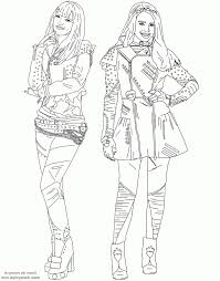 The coloring page is printable and can be used in the classroom or at home for kids. The Best 10 Uma Descendants 3 Coloring Pages Printable