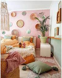 Beautiful Light Pastel And Warm Color Palette Bedroomdecor Bedroom Bohemian Pastels Bedroomdecoratingideas Home Decor Bedroom Cozy Room Cozy Dorm Room