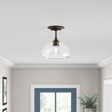 Upgrade to one of these for free: Farmhouse Rustic Flush Mount Lighting Birch Lane