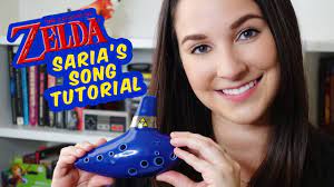 Zelda: Saria's Song (The Lost Woods) Ocarina Tutorial - YouTube