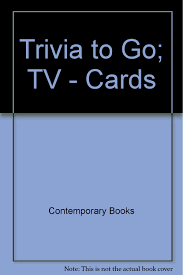 Whether you have cable tv, netflix or just regular network tv to. Trivia To Go Tv 300 Questions Answers To Jog Your Memory Tease Your Brain Contemporary Books Becker 9780809234097 Amazon Com Books