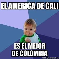 America de cali los memes tambien lo golearon. Meme Bebe Exitoso El America De Cali Es El Mejor De Colombia 5631177