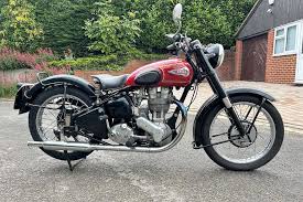 Image result for Red 1952 Motorcycle