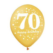 Pride & rainbow party decorations. A Set Of Balloons For 70th Birthday Black And Gold 30 Cm 6 Pcs Latex Balloons Printed Latex Balloons Occasion Birthday 70th Birthdays Lh Hurtownia Balonow