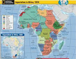 In africa and asia ; Jungle Maps Map Of Africa During Imperialism
