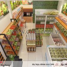 Thiết kế cửa hàng thực phẩm sạch Ecomart – 20m2 – Hà Nội