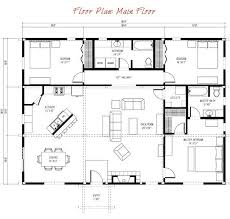 Ponderosa Country Barn Main Floor Plan Farmhouse Floor Plans Barndominium Floor Plans Barn House Plans