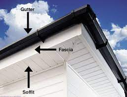 I think it looks good that way, but wouldn't have been possible when the gutters are installed after painting. Fascias Soffits Guttering Emerald Home Improvements Soffit And Fascia Exterior Soffit Exterior Siding