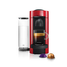 Like most pod coffee makers, nespresso machines are super easy to use. Nespresso Vertuo Plus Cherry Red Flat Top Coffee Machine 7630047666810 Ebay
