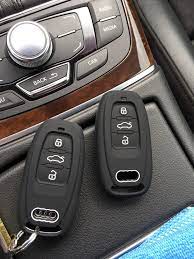 Silicone 3 Button Key Fob Remote Cover Case Jacket Skin For Audi A3 A4 A5 A6 S4 S5 Q5 Audi Case Cover Audi A3