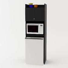 Black Wood Refrigerator Storage Cabinet Microwave Dorm Mini Fridge Office Shelf 9780849359613 Ebay Dorm Room Kitchen Kitchen Cabinet Storage Tall Kitchen Storage